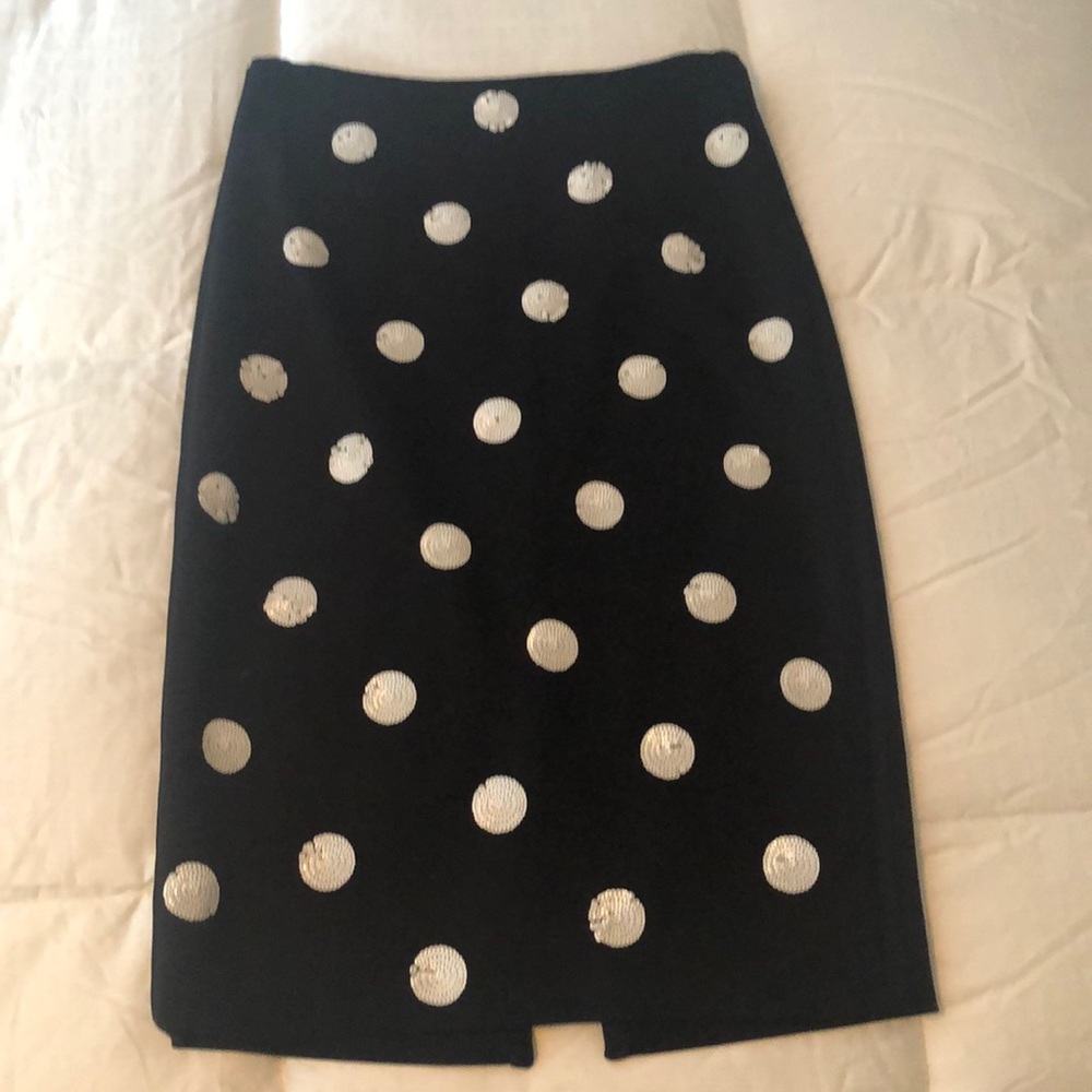 Black and white skirt